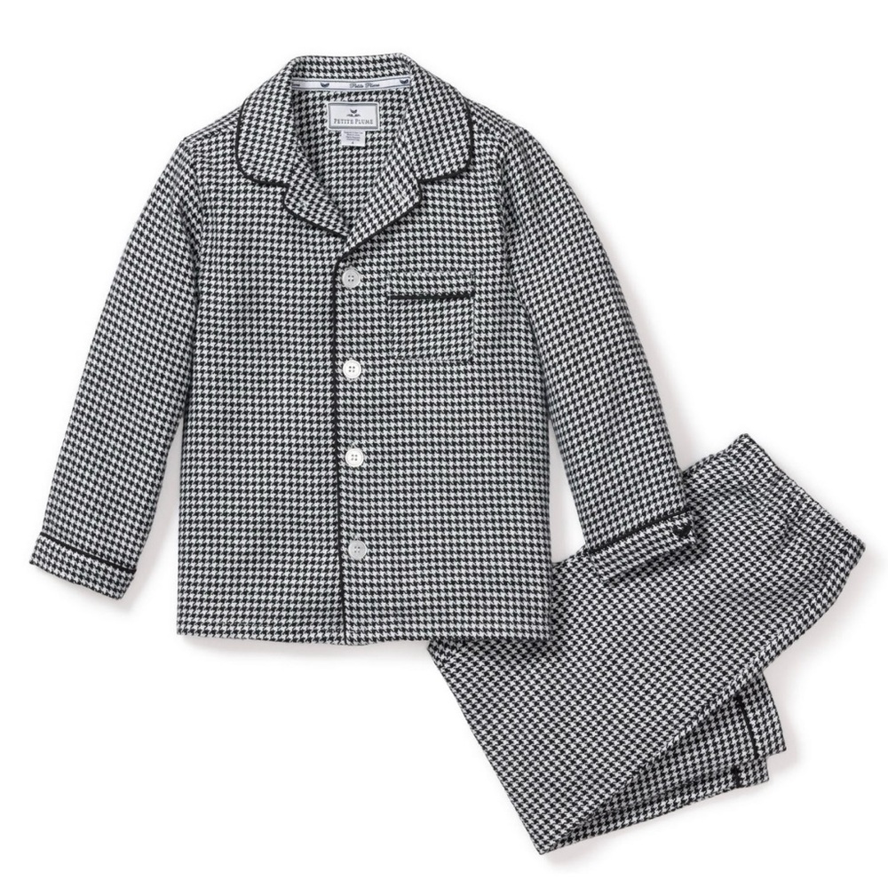Petite Plume Houndstooth Children’s Pajamas